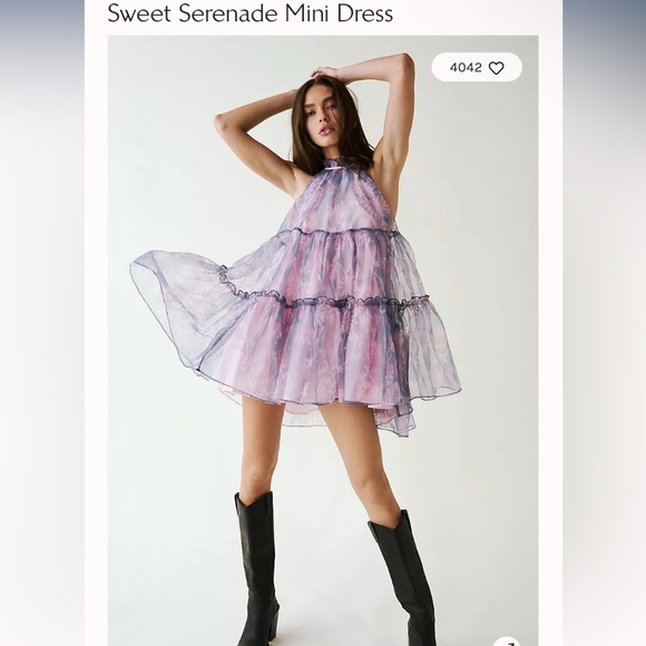 Boho💜 Summer sundress lilac dress small NWT 💜 - Picture 9 of 12